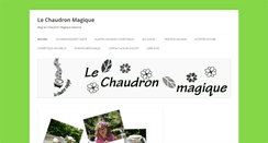 Desktop Screenshot of lechaudronmagique.org