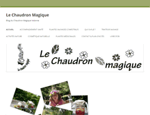 Tablet Screenshot of lechaudronmagique.org