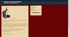 Desktop Screenshot of lechaudronmagique.com